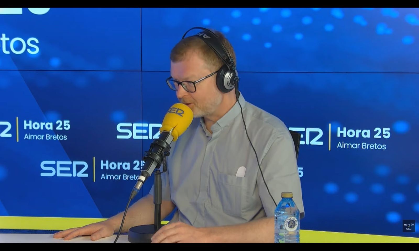 Hans Zollner durante la entrevista