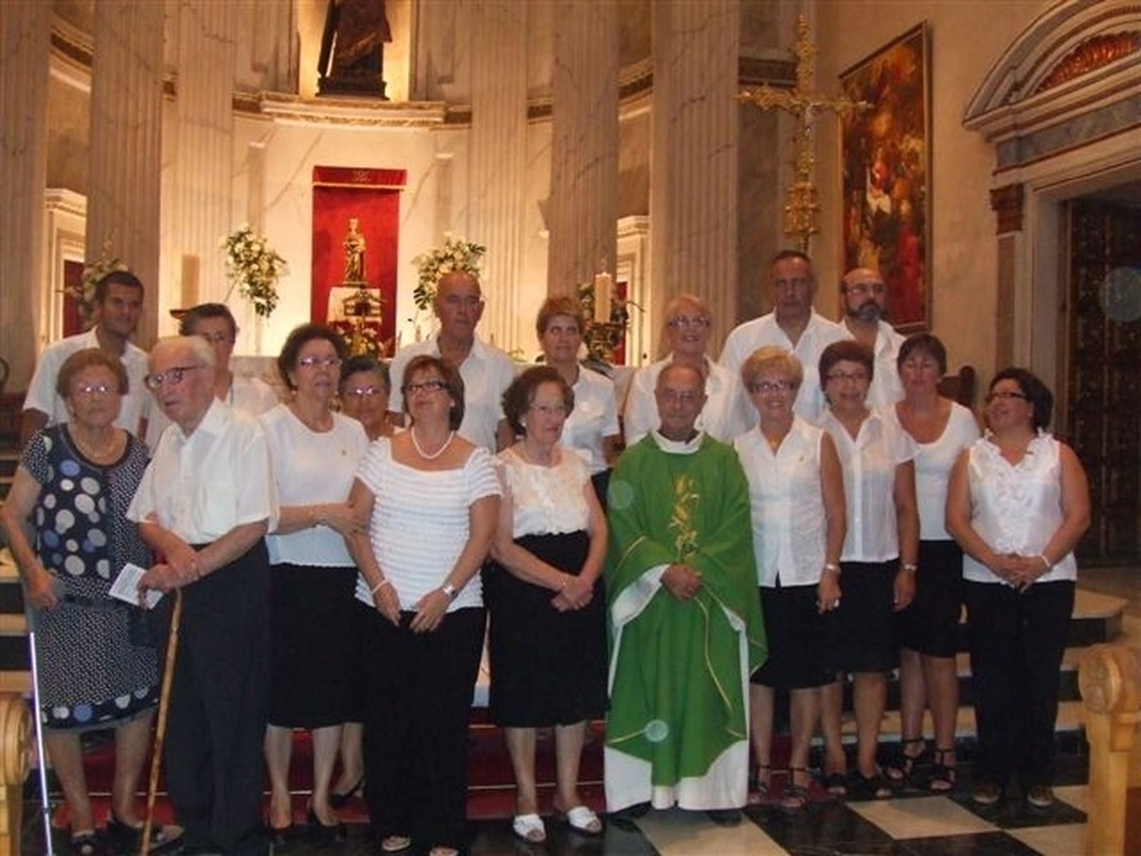 Alexandre Alapont en la Eucaristía de acción de gracias por los 100 años de mi padre
