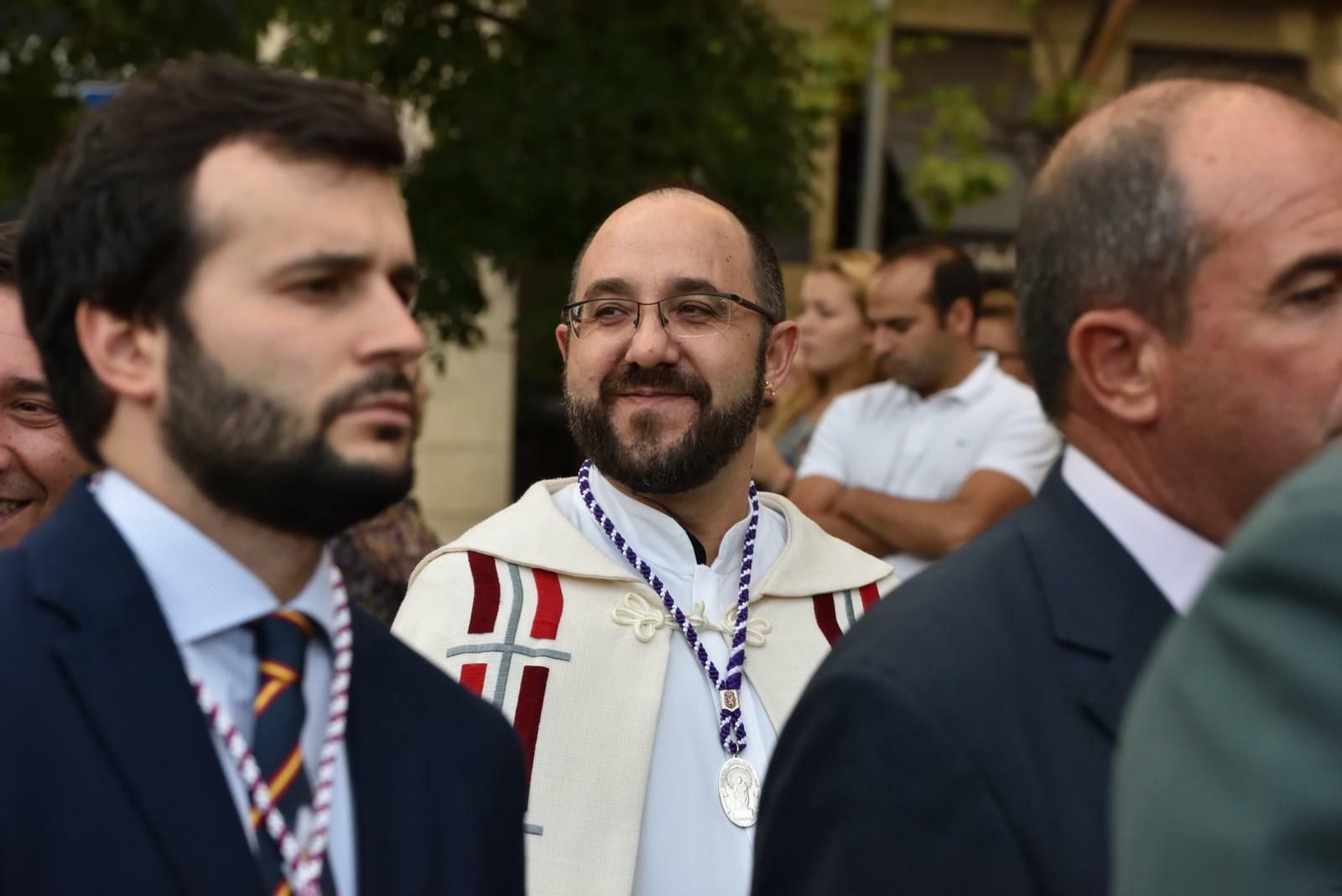 Toño Casado en la posterior procesión