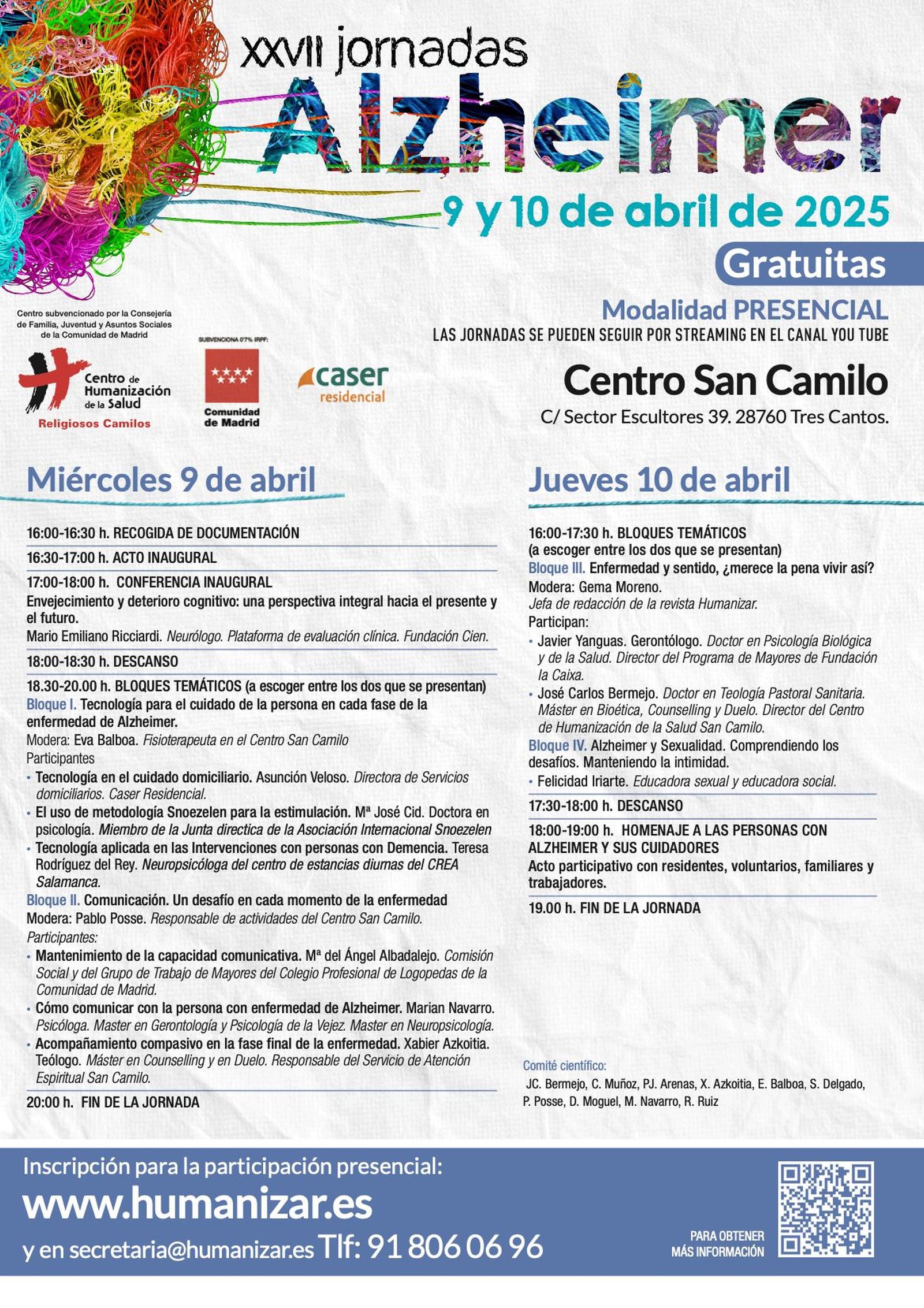 XXVII Jornadas Alzheimer 2025