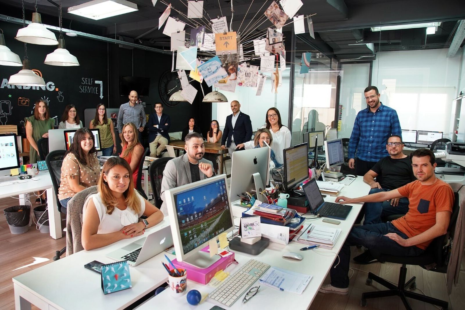 El equipo del taller de comunicación