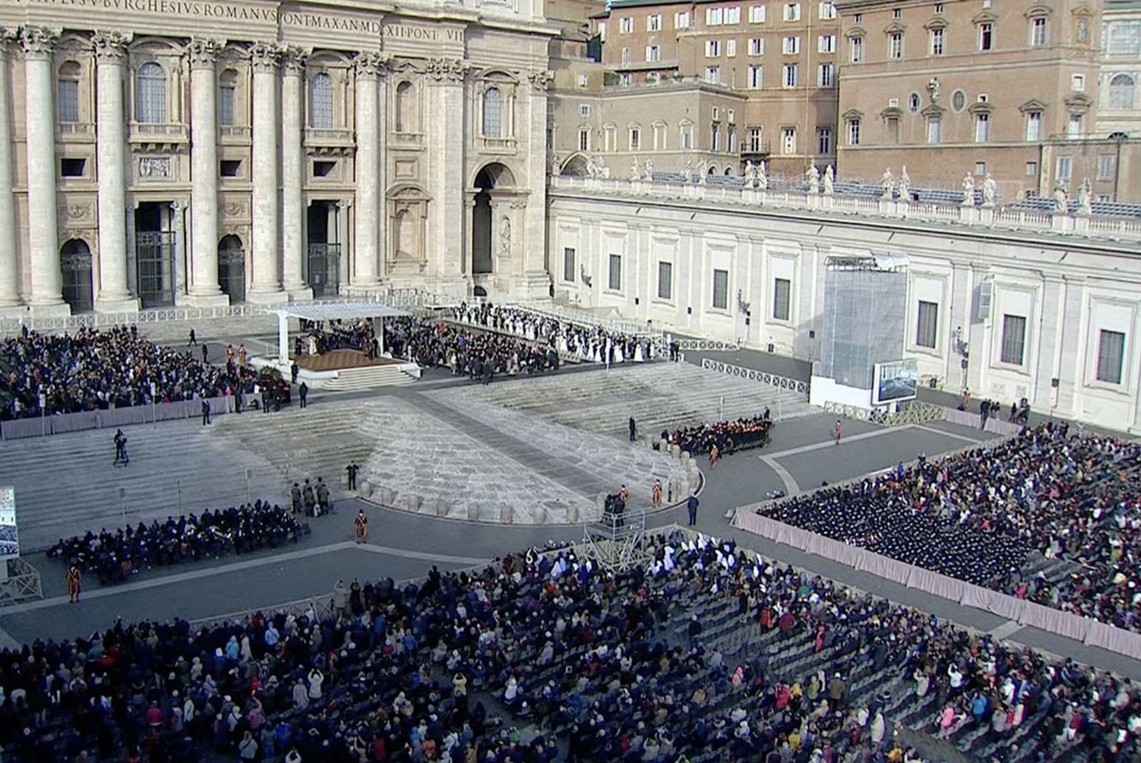 La Plaza de San Pedro en la audiencia general de este miércoles