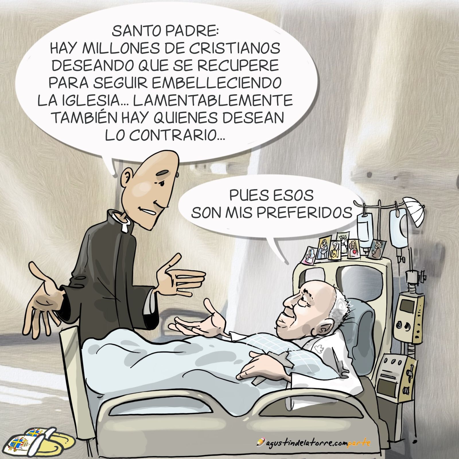 "Amad a vuestros enemigos…Haced el bien… Bendecid…"