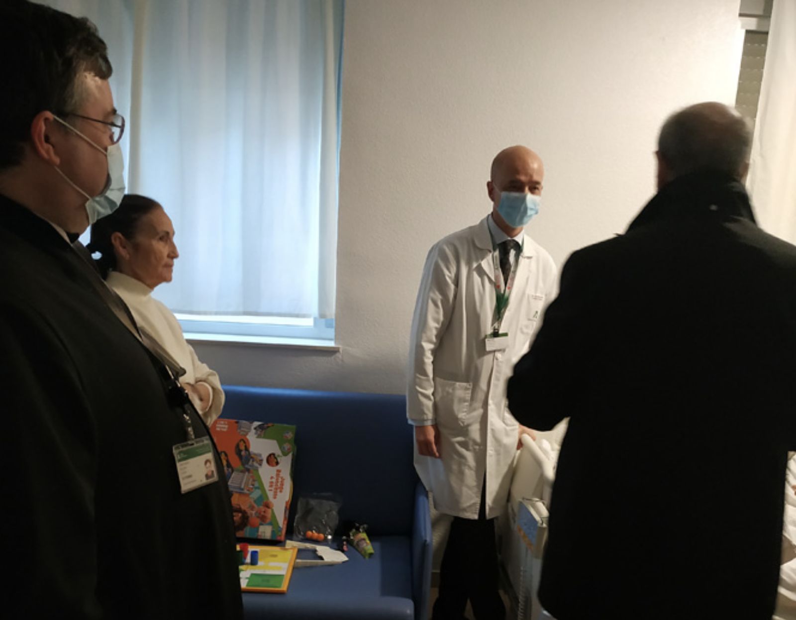 Jesús Fernández en el Hospital Reina Sofía de Córdoba