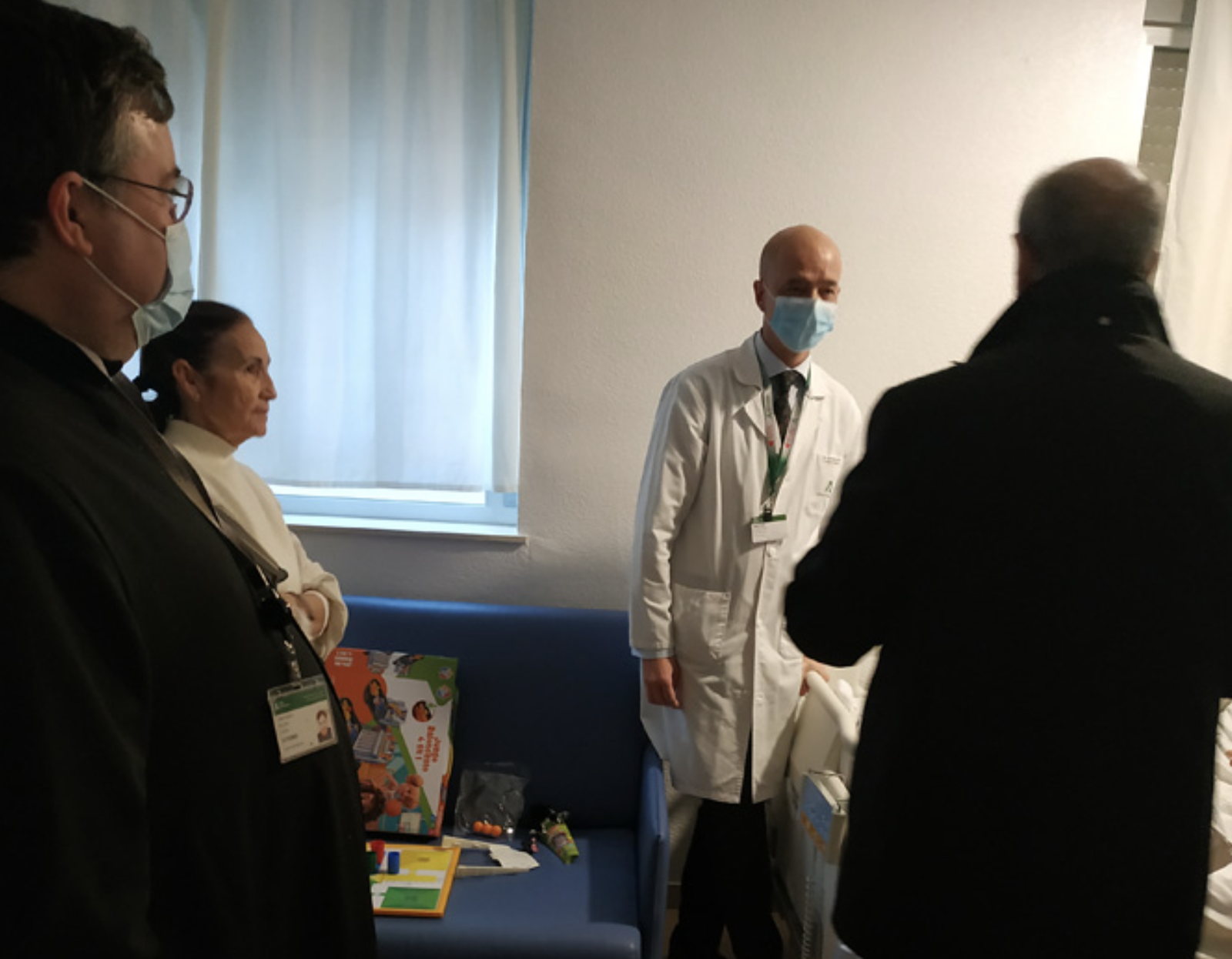 Jesús Fernández en el Hospital Reina Sofía de Córdoba