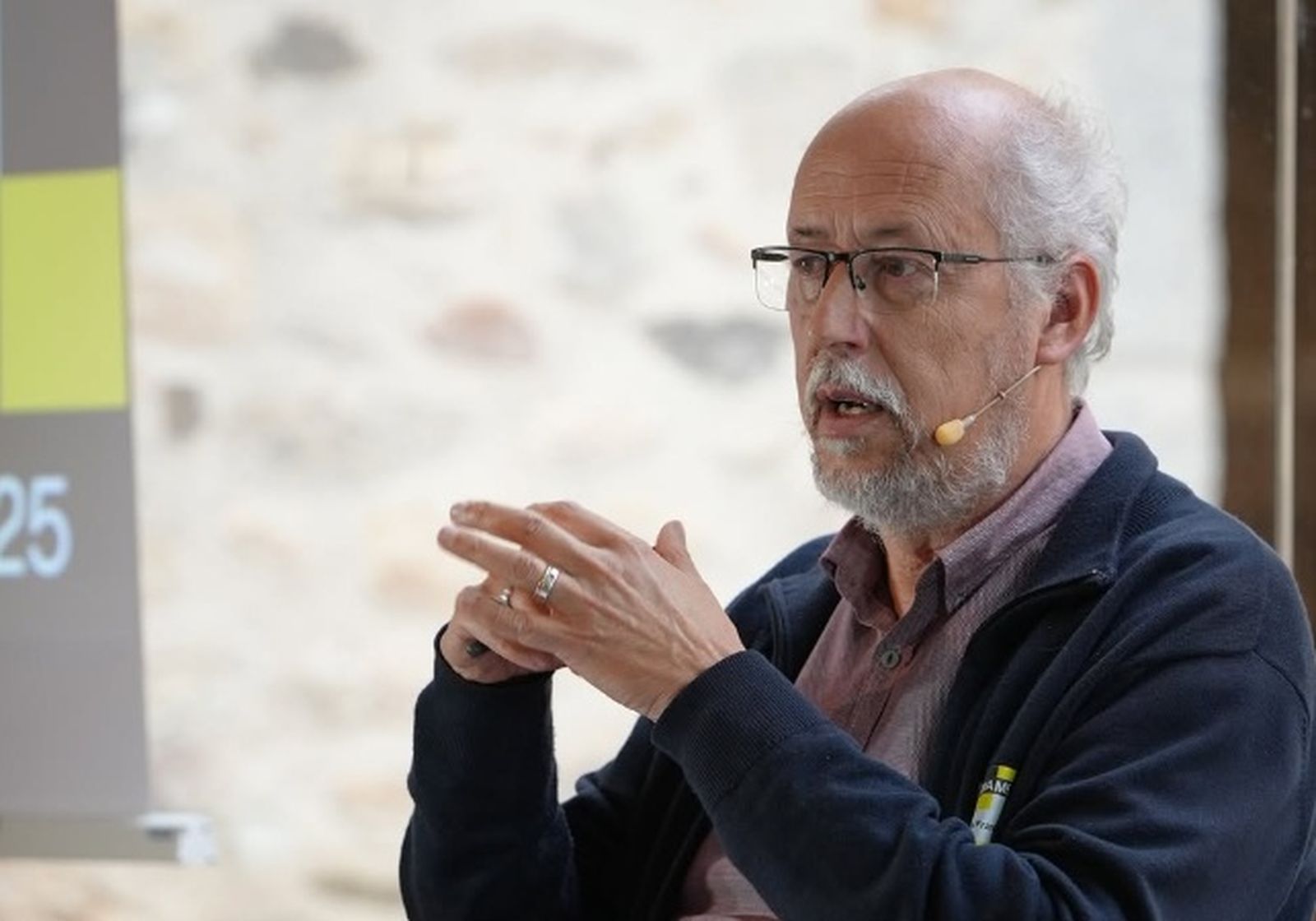 Jordi Franquesa durante un debate.