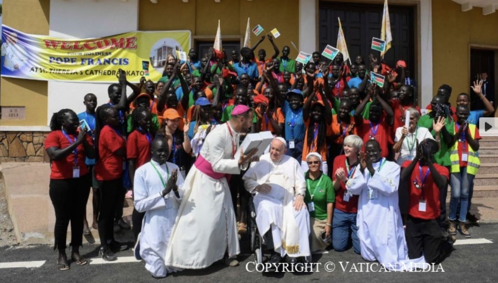 Carlassare, con el Papa Francisco