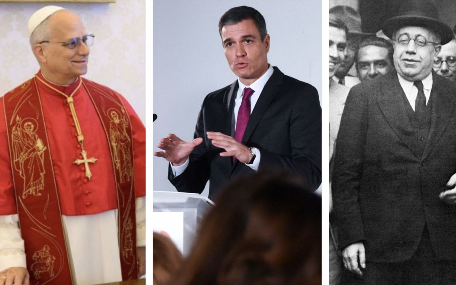 León XIV y los presidentes Sánchez y Azaña comparten formación agustiniana