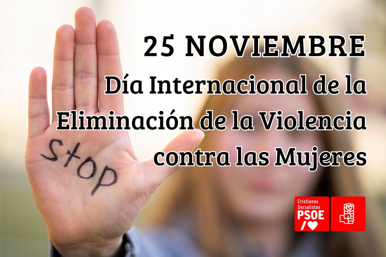 Manifiesto de Cristianos Socialistas PSOE en la jornada internacional de  la eliminación de la violencia contra las mujeres.