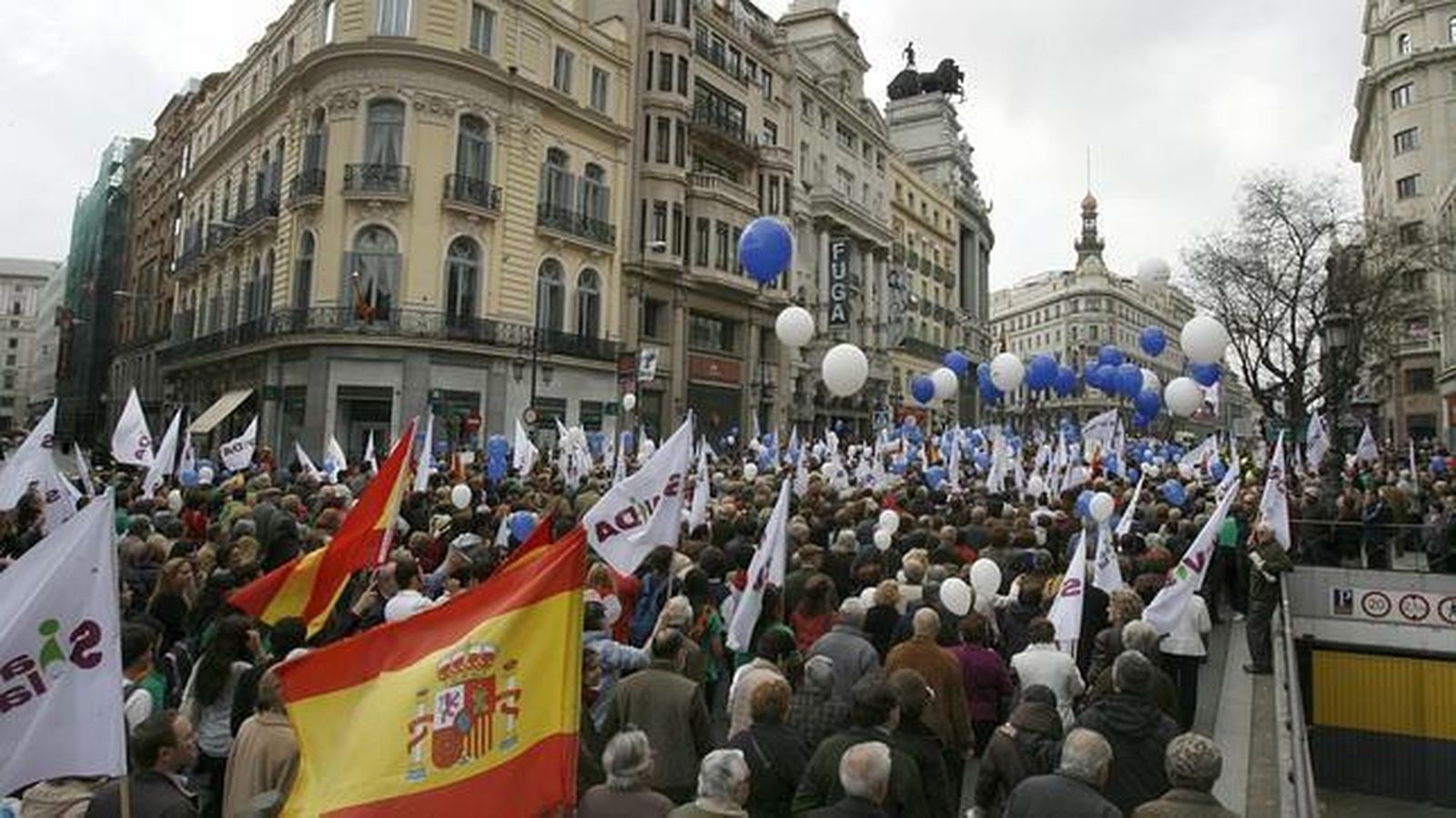 Manifestación pro vida en Madrid