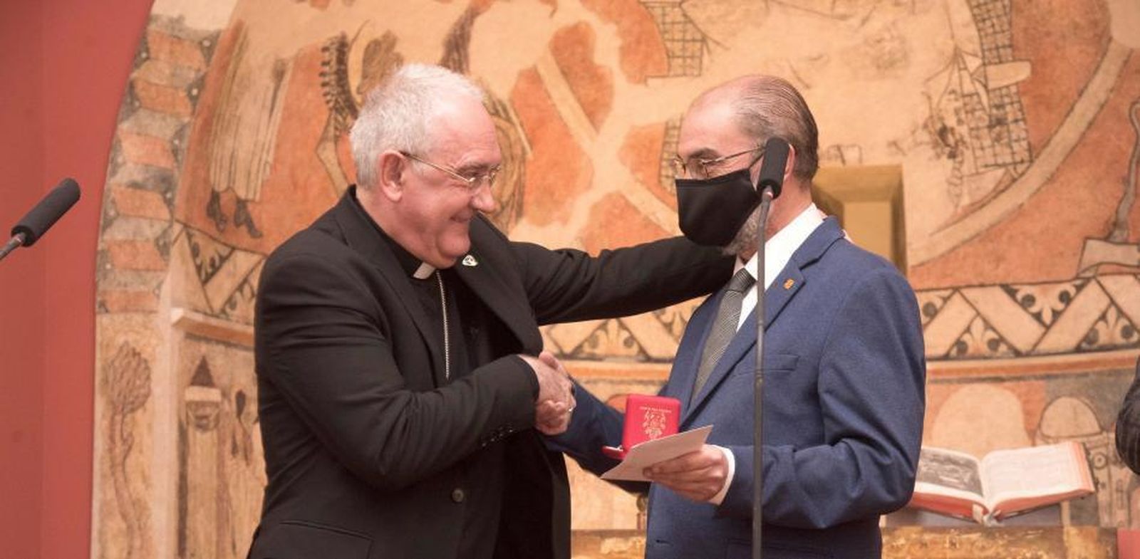 Ángel Pérez Pueyo y Javier Lambán