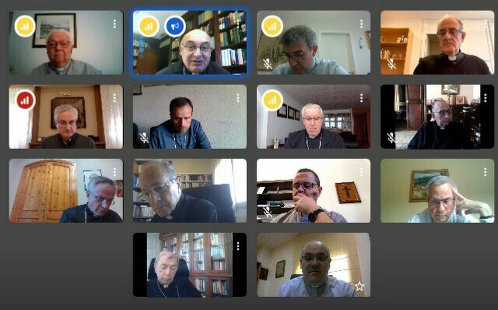 Reunión virtual de los obispos de la Tarraconense