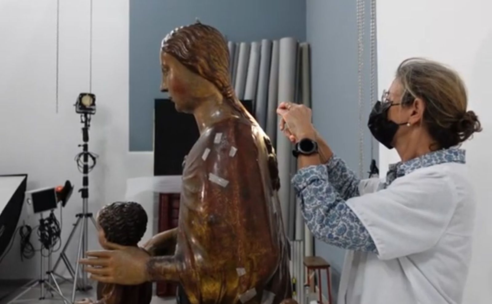 Virgen de la Merced, estudio