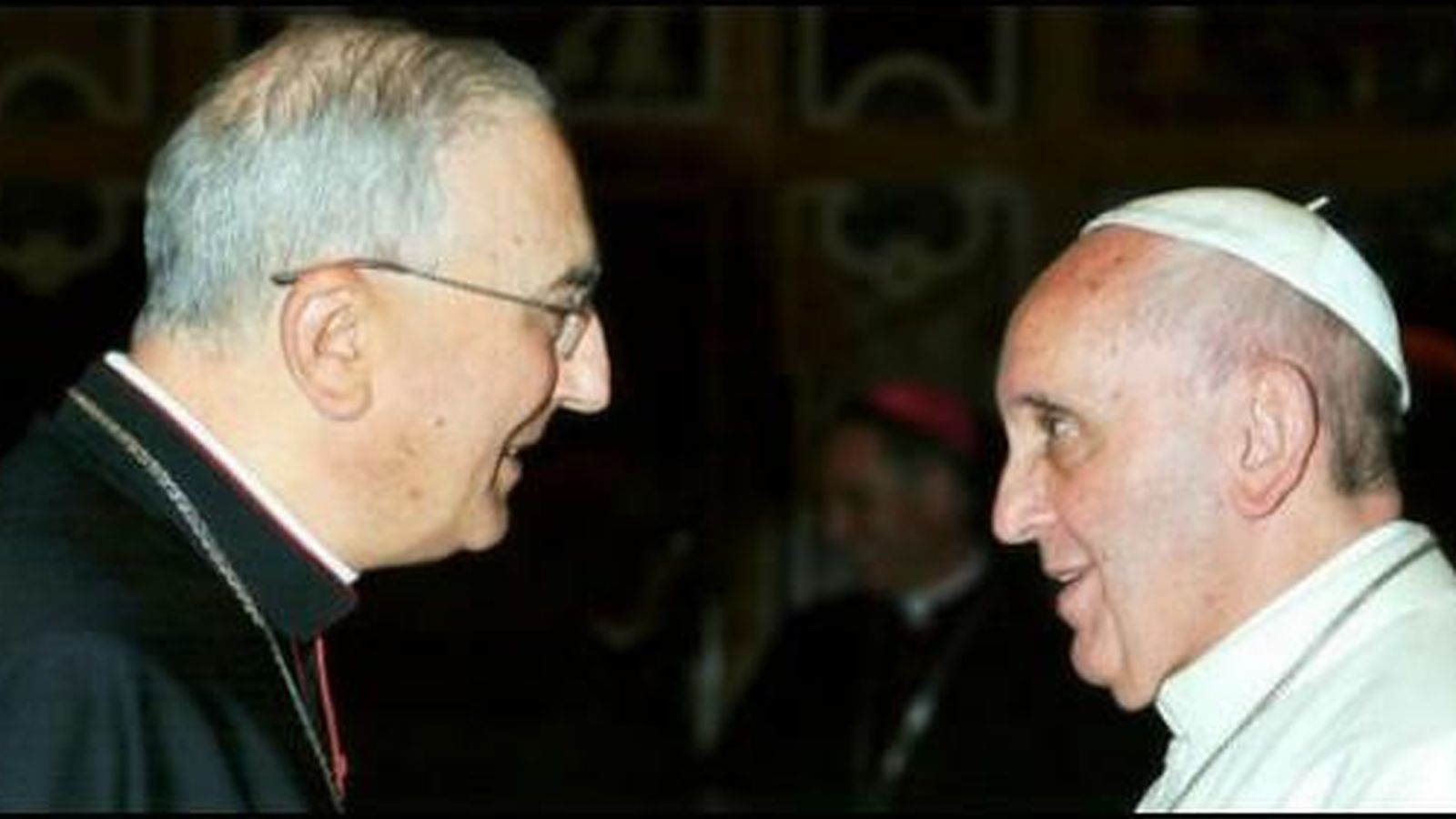 Zenari, con el Papa Francisco