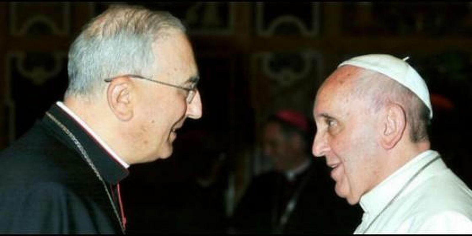 Zenari, con el Papa Francisco