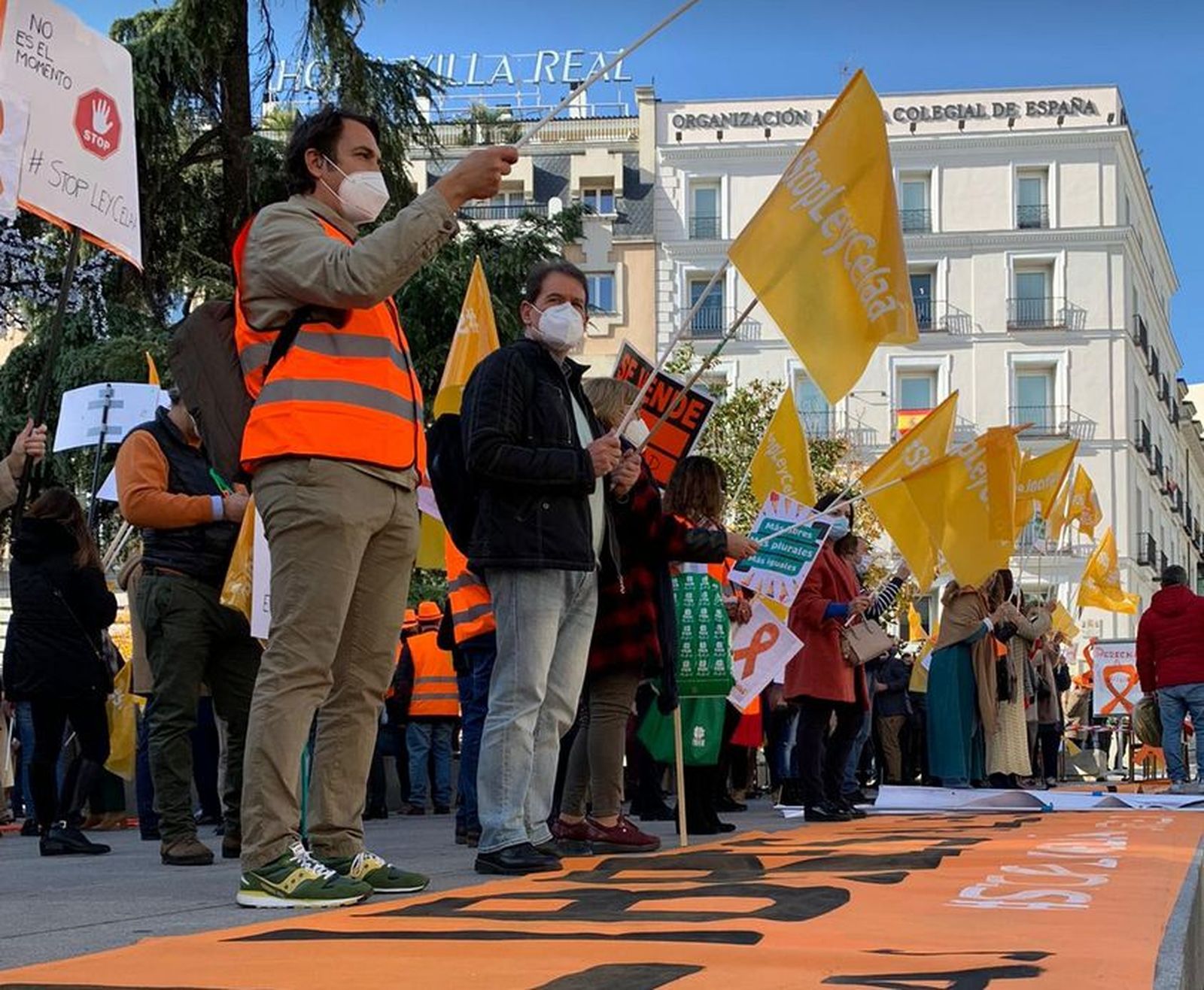 Manifestación de la concertada
