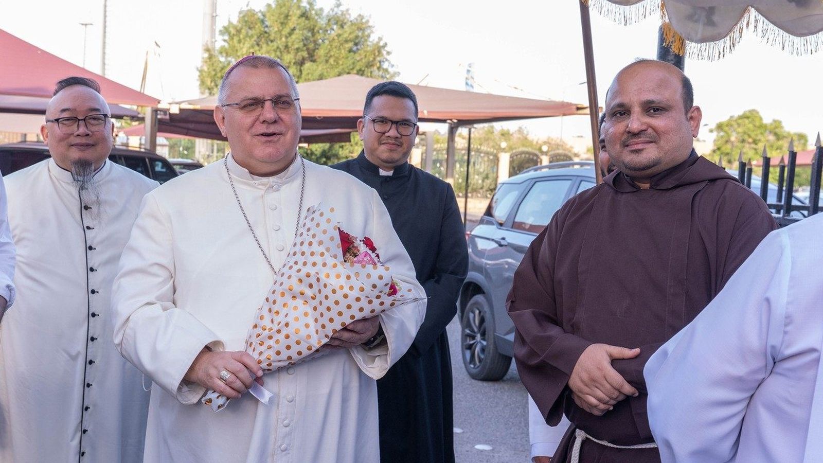 El obispo Berardi en visita pastoral