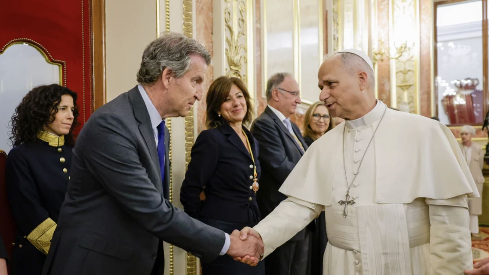 Feijóo con el Papa