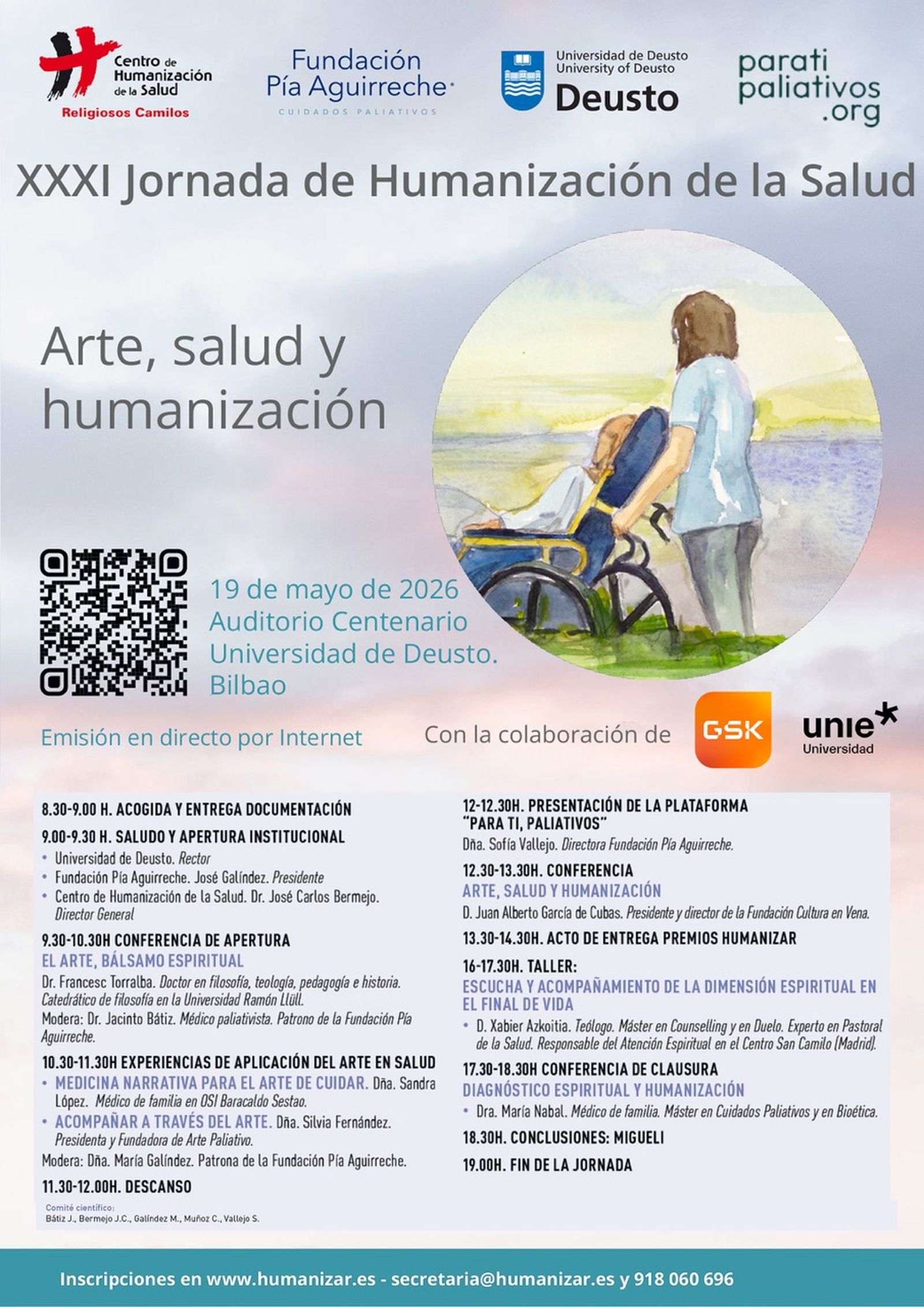 Programa de la XXXI Jornada Humanizacioìn 2026