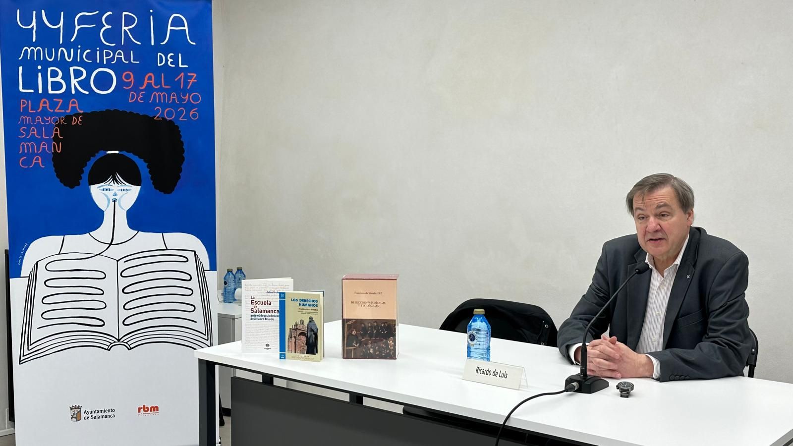 Ricardo de Luis presenta la nueva edición de las ‘Relecciones Jurídicas y Teológicas de Francisco de Vitoria’