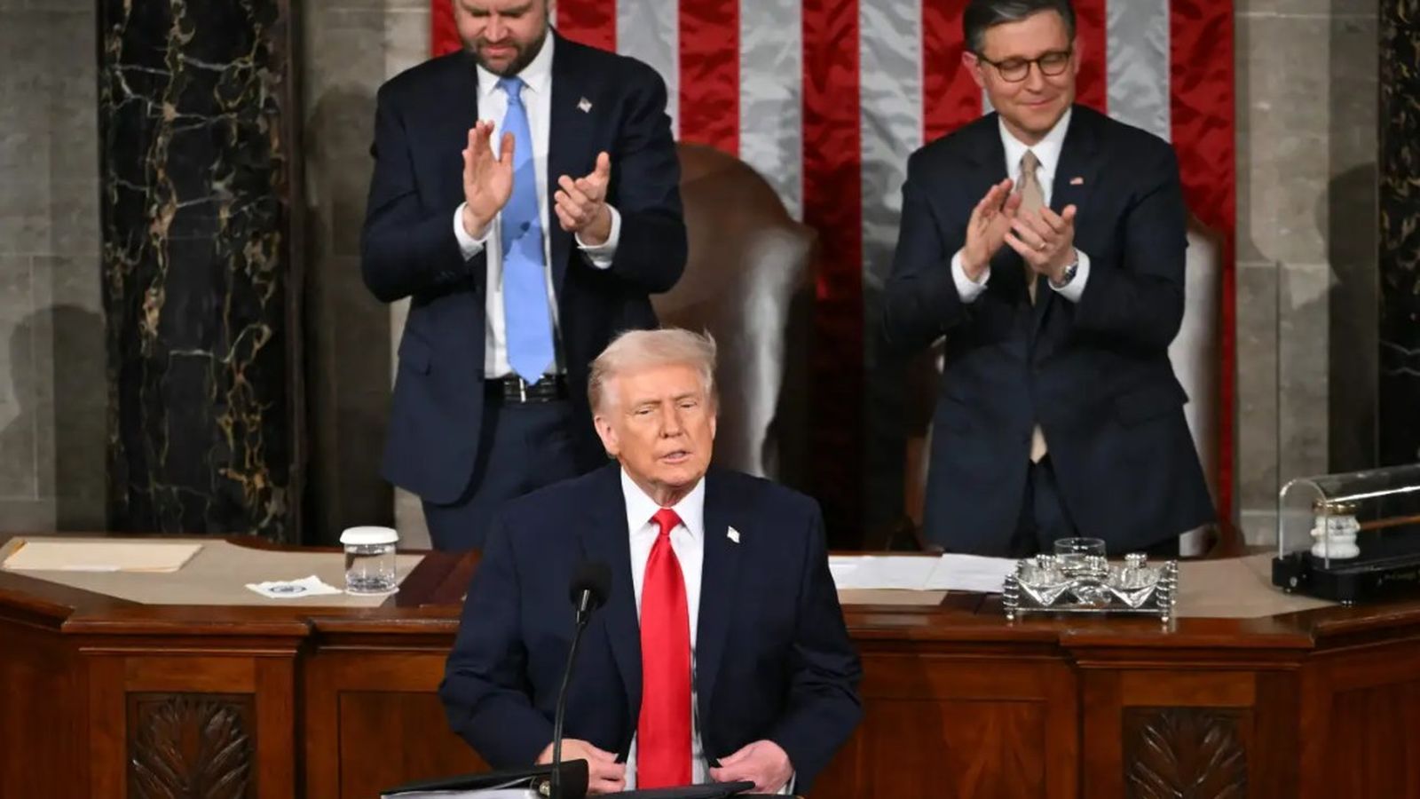 Donald Trump bate récord del discurso del Estado de la Unión más largo de la historia