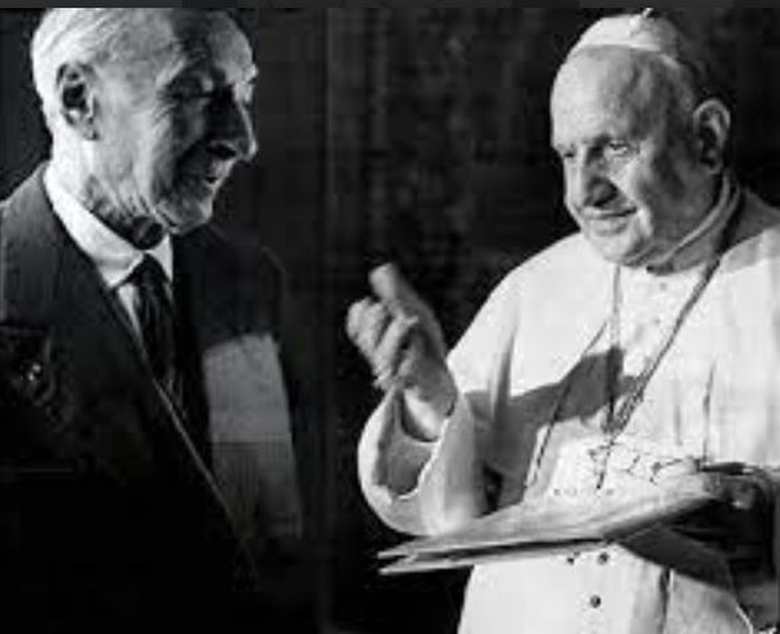 Juan XXIII y Jules Isaac