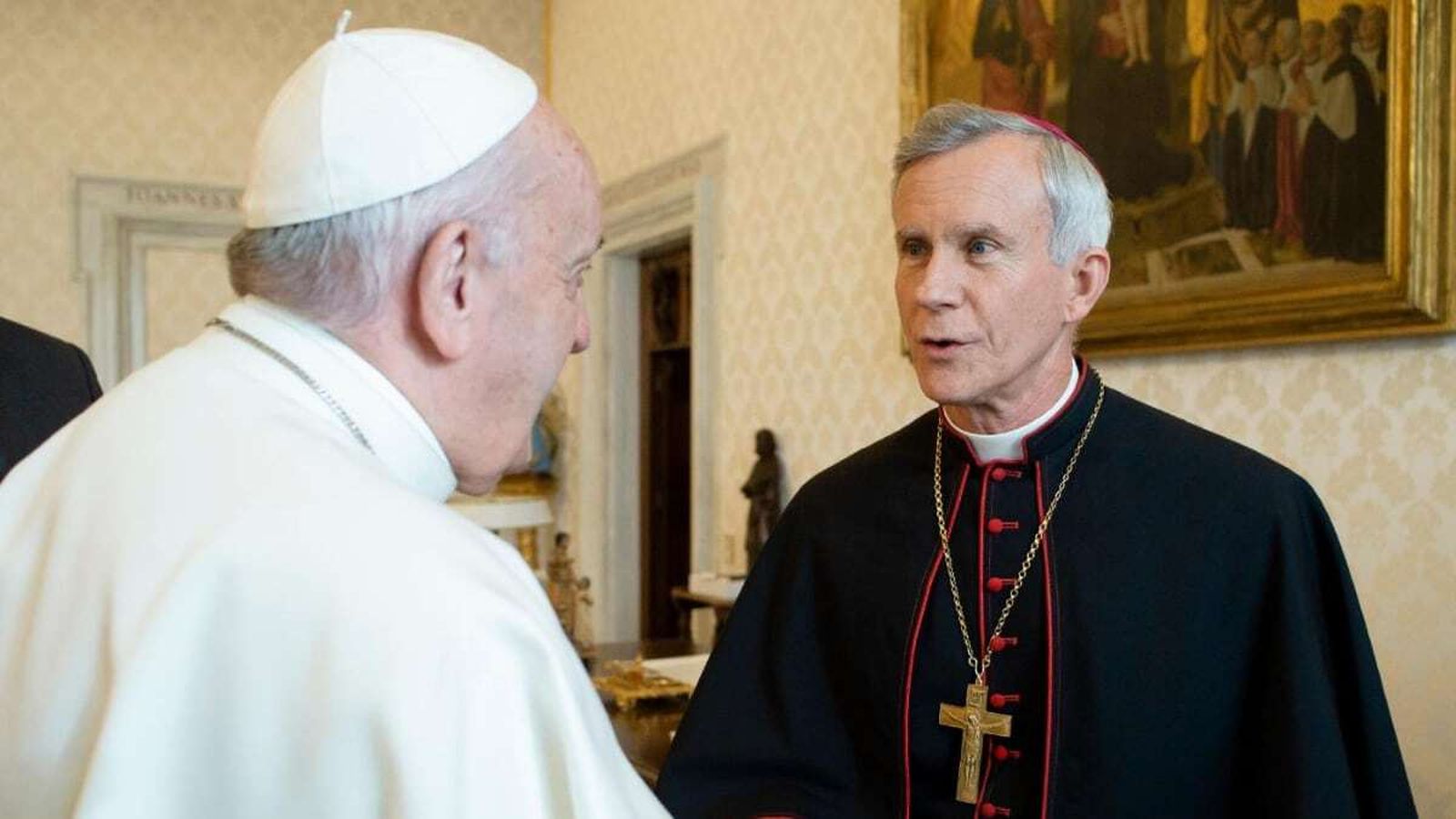 Strickland saluda al papa Francisco