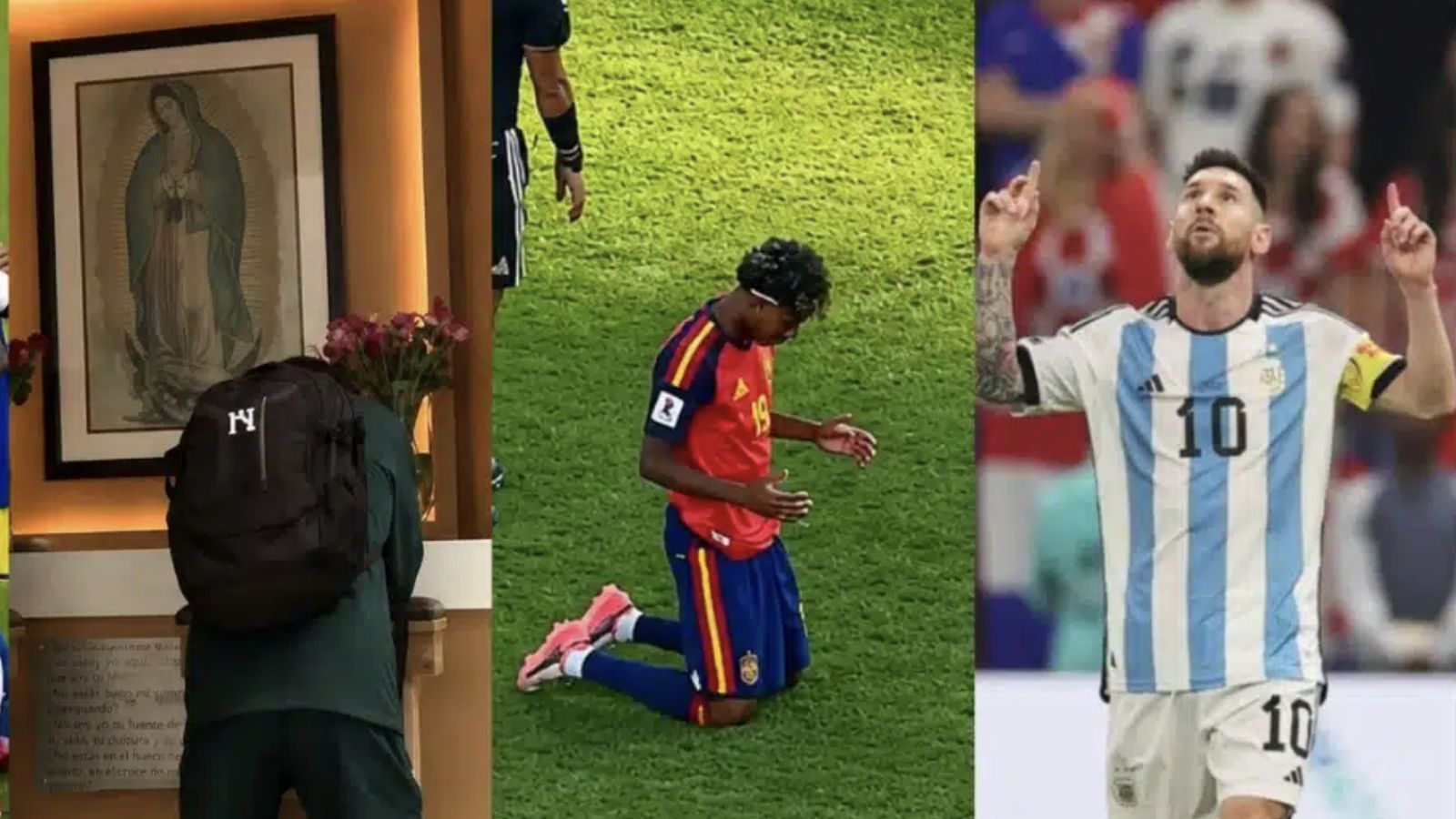 Gestos de fe del mundial de fútbol