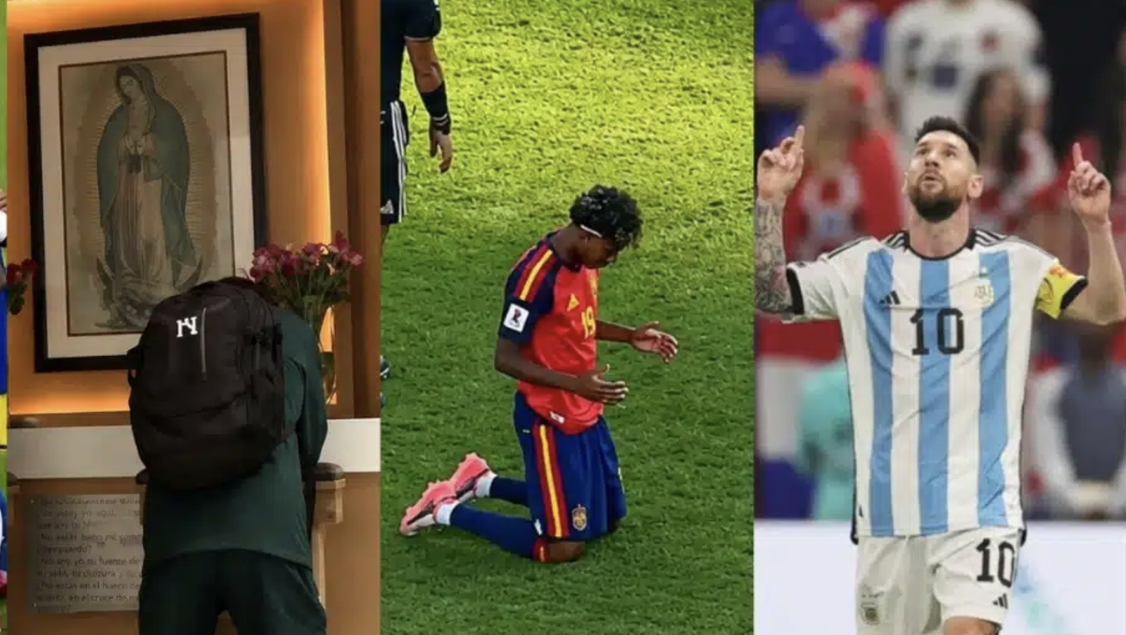 Gestos de fe del mundial de fútbol