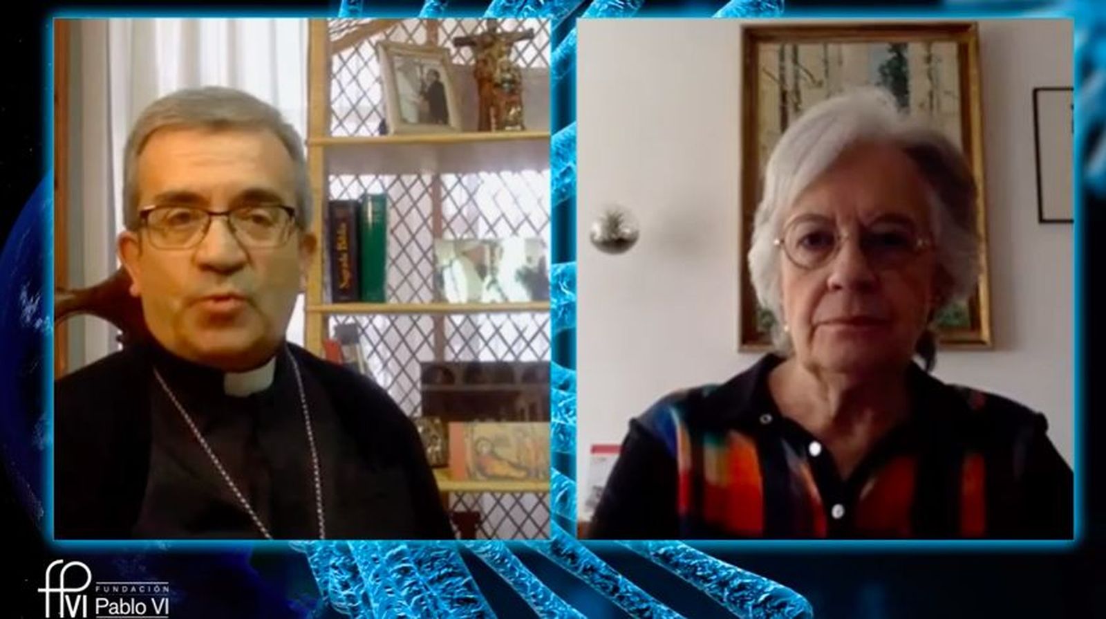 El obispo y la filósofa, frente a frente