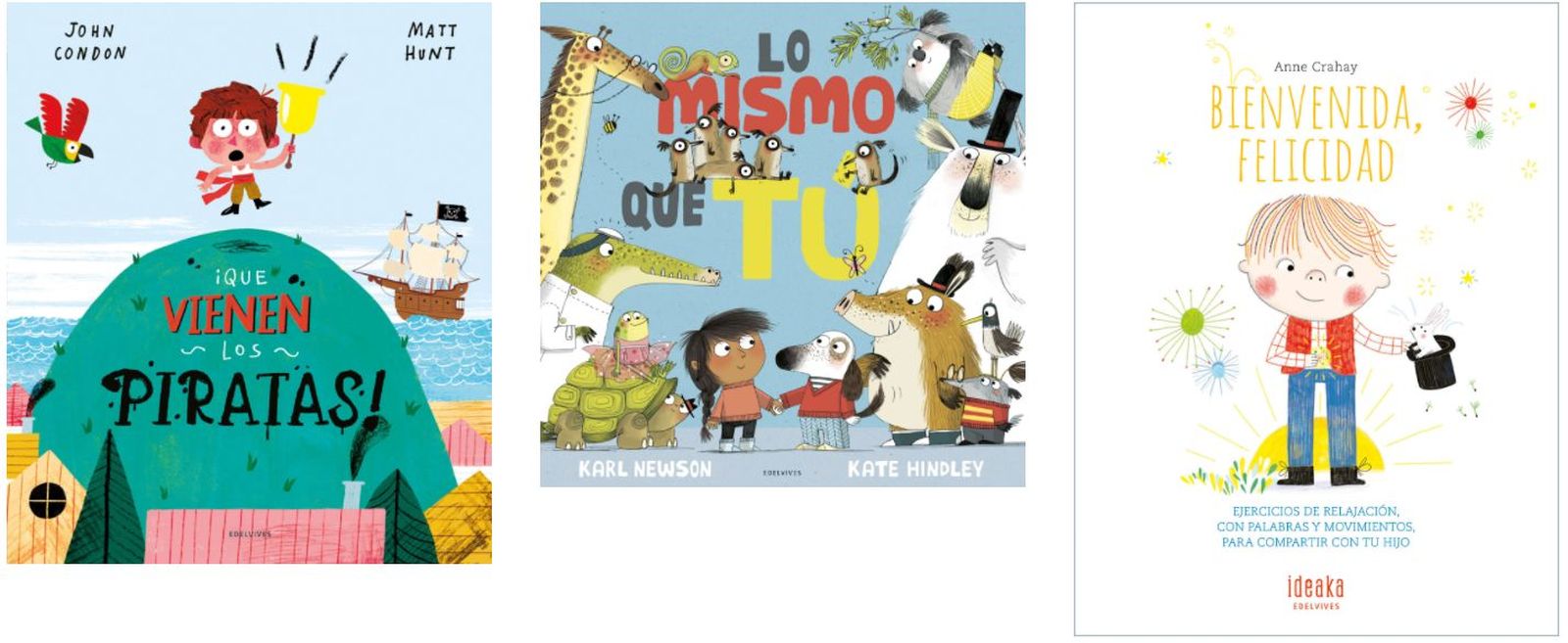 Libros para reconocer y manejar emociones. Ed. Edelvives