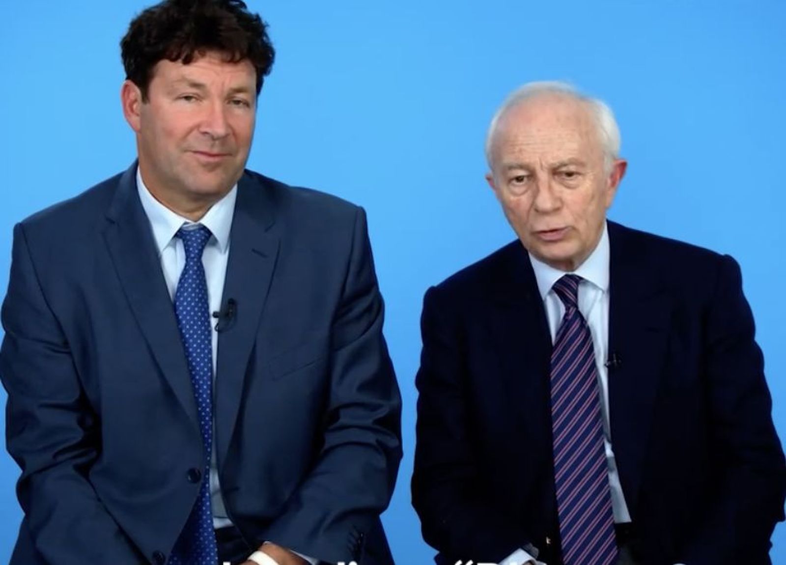 Olivier Bonnassies (izda) y Michel-Yves Bolloré