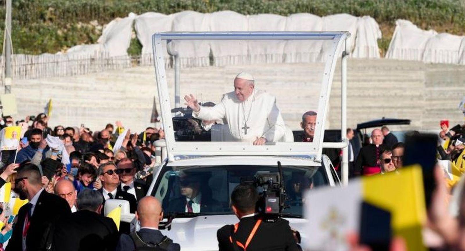 Francisco, en el santuario de Gozo