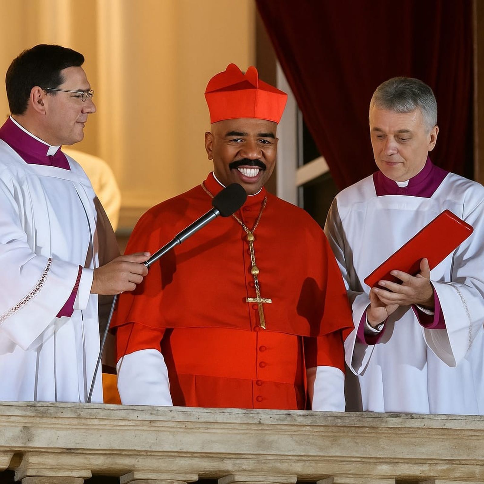 el protodiacono hace el anuncio imagen de AI