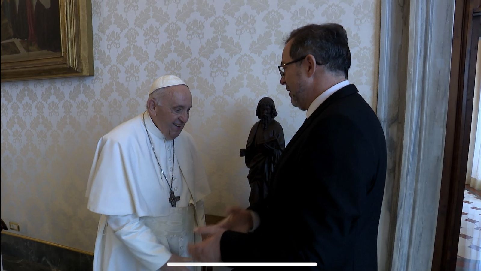 El Papa, con el embajador ucraniano ante la Santa Sede