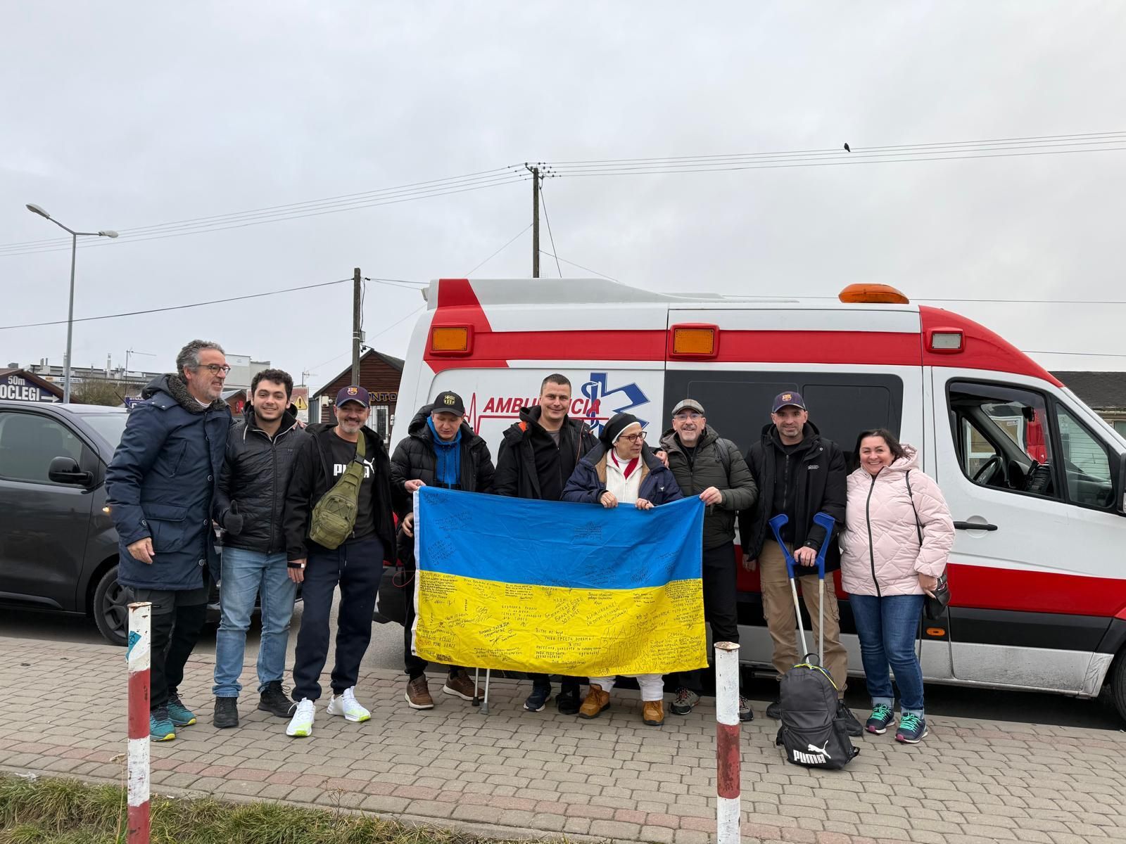 Los heridos regresan a Ucrania