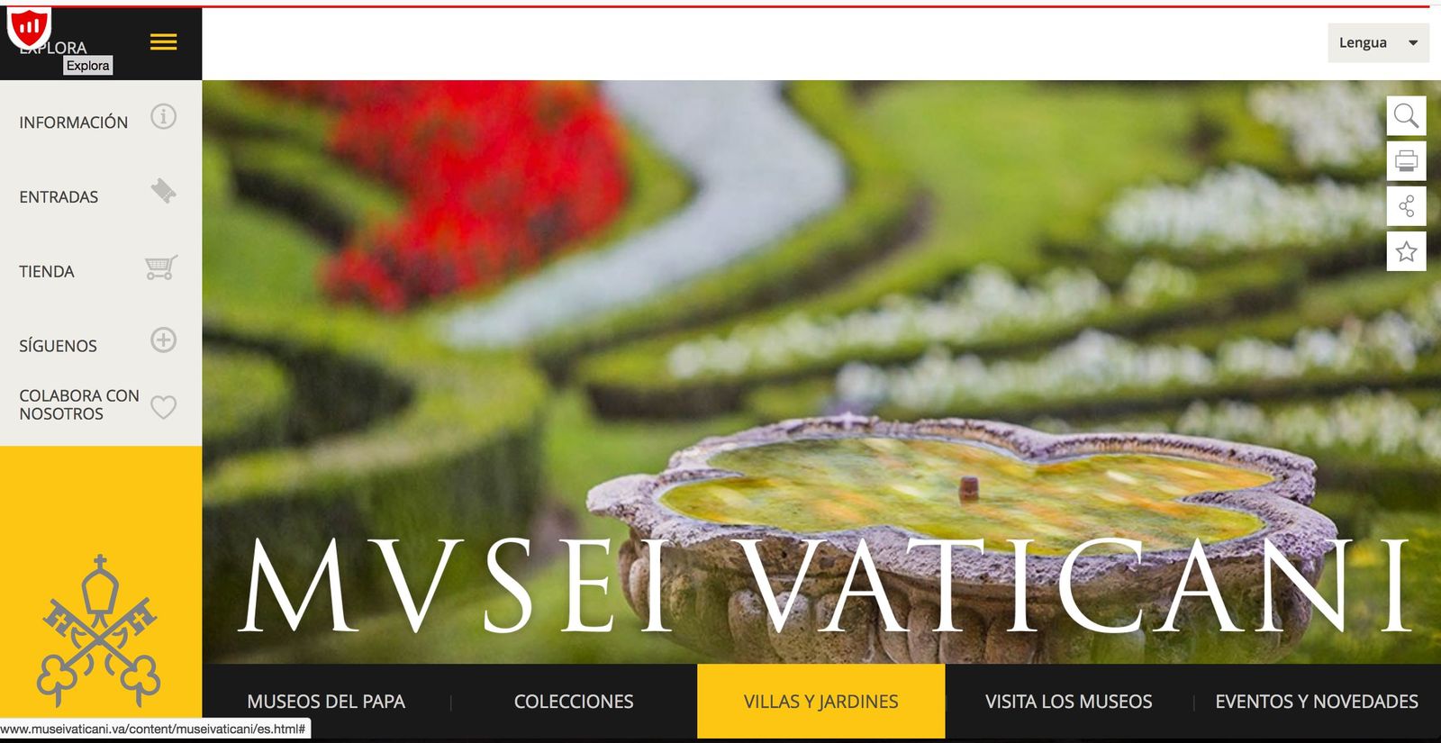 Web Museos Vaticanos