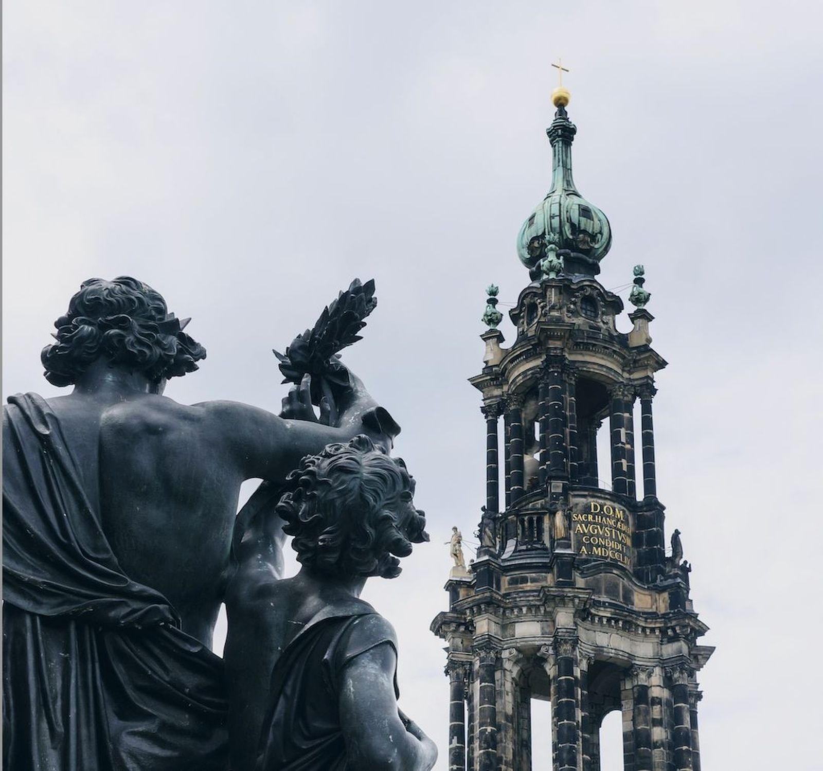 Campanario de la catedral de Dresde