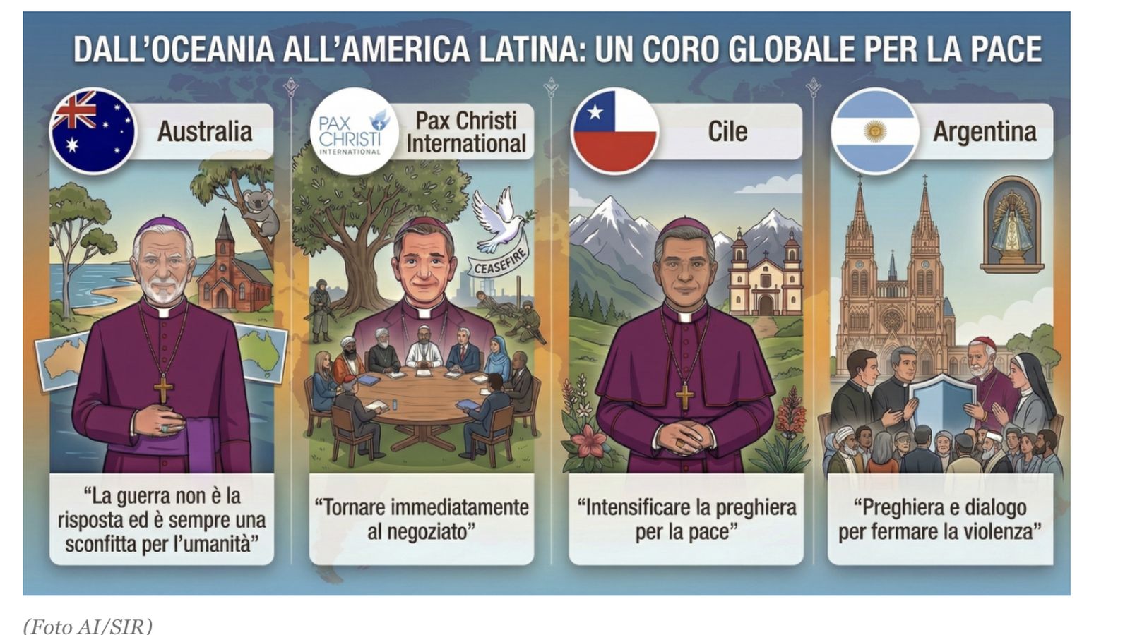 De Oceanía a América Latina