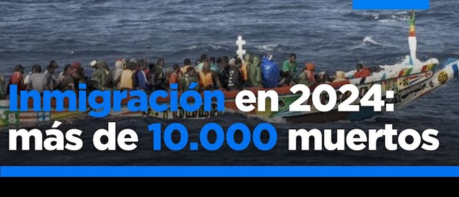 Muerte de inmigrantes. Captura de pantalla