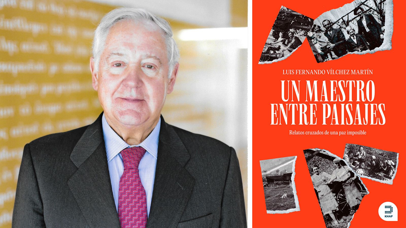 Luis Fernando Vílchez y su 'Un maestro entre paisajes' (Khaf)