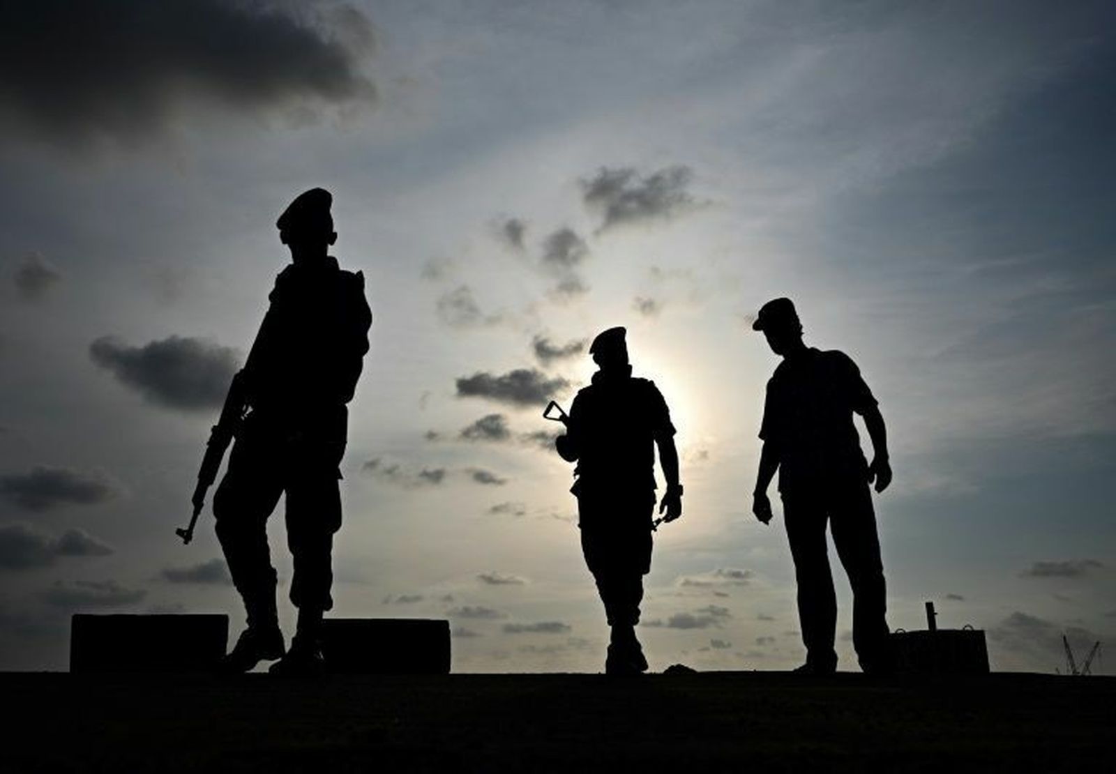 Soldados patrulla India