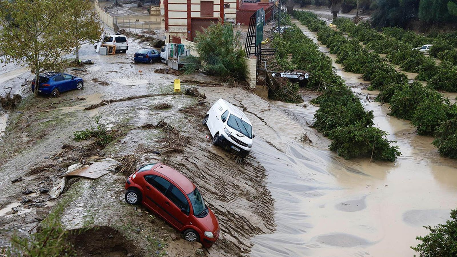 Inundaciones en Álora, Málaga