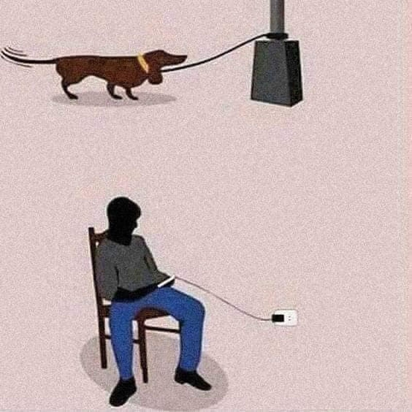 Atados por el móvil