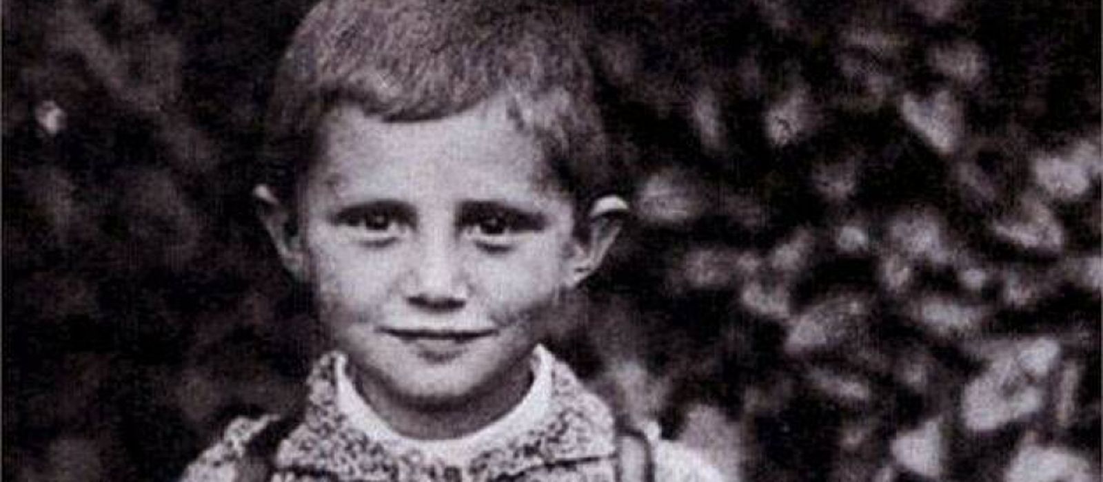 Joseph Ratzinger a la edad de 5 años.