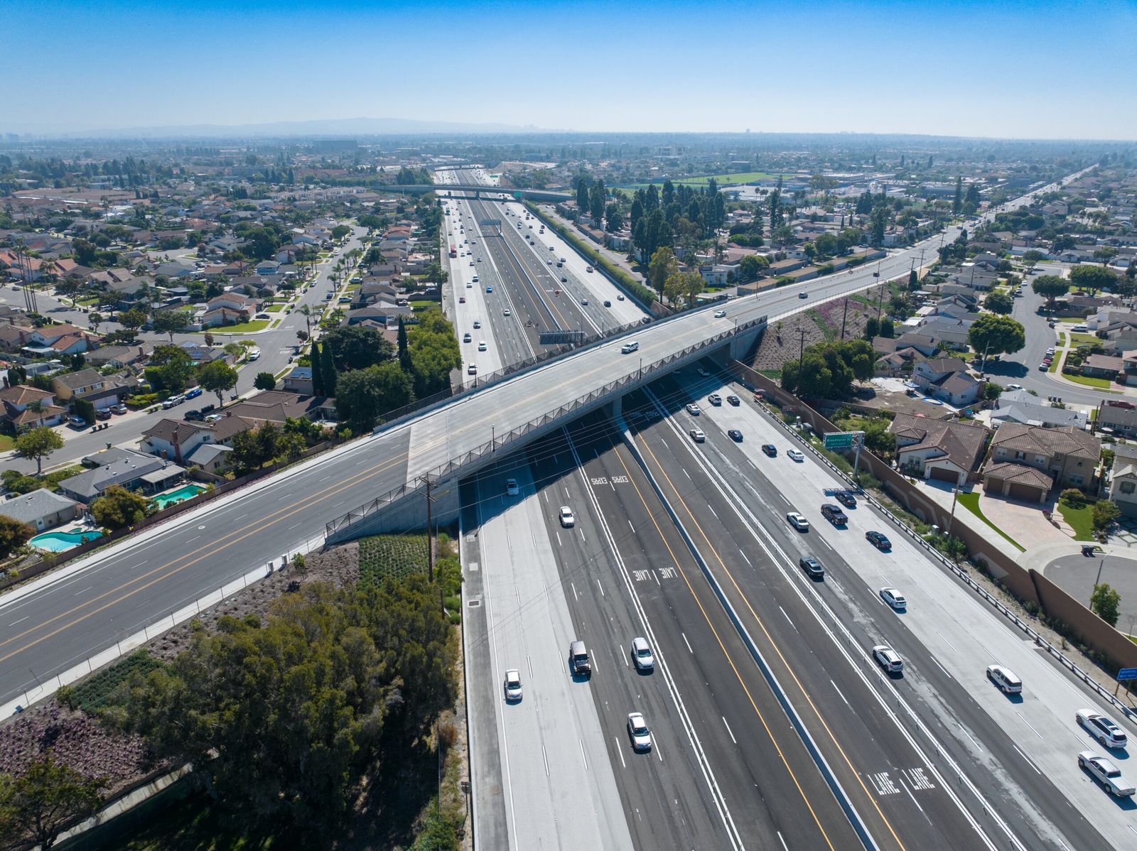 La I-405, construida por OHLA, recibe destacados premios de la industria de la construcción