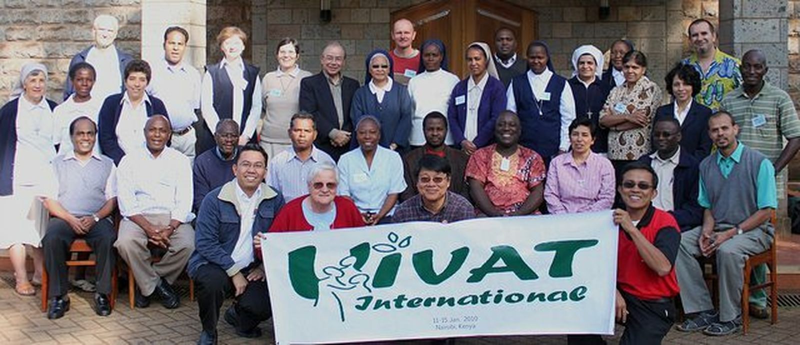 Miembros de Vivat Internacional, en una conferencia en Kenia