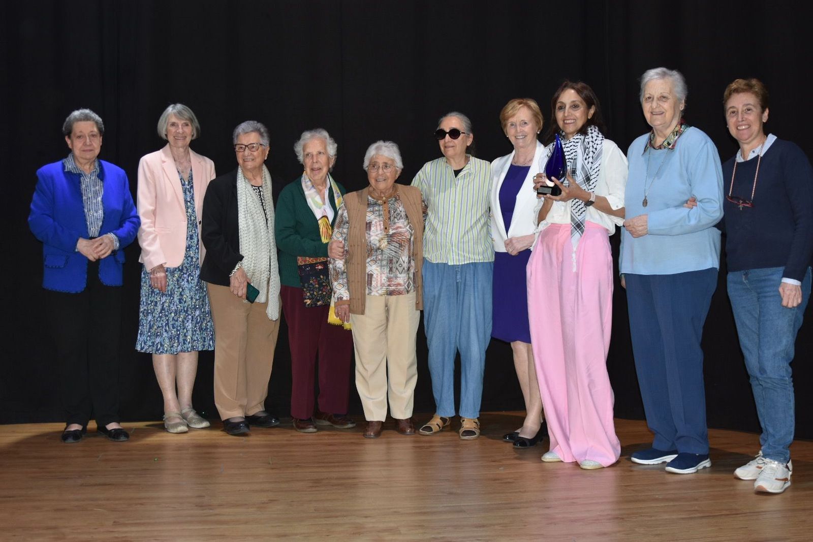 Helena Maleno, recibiendo el premio