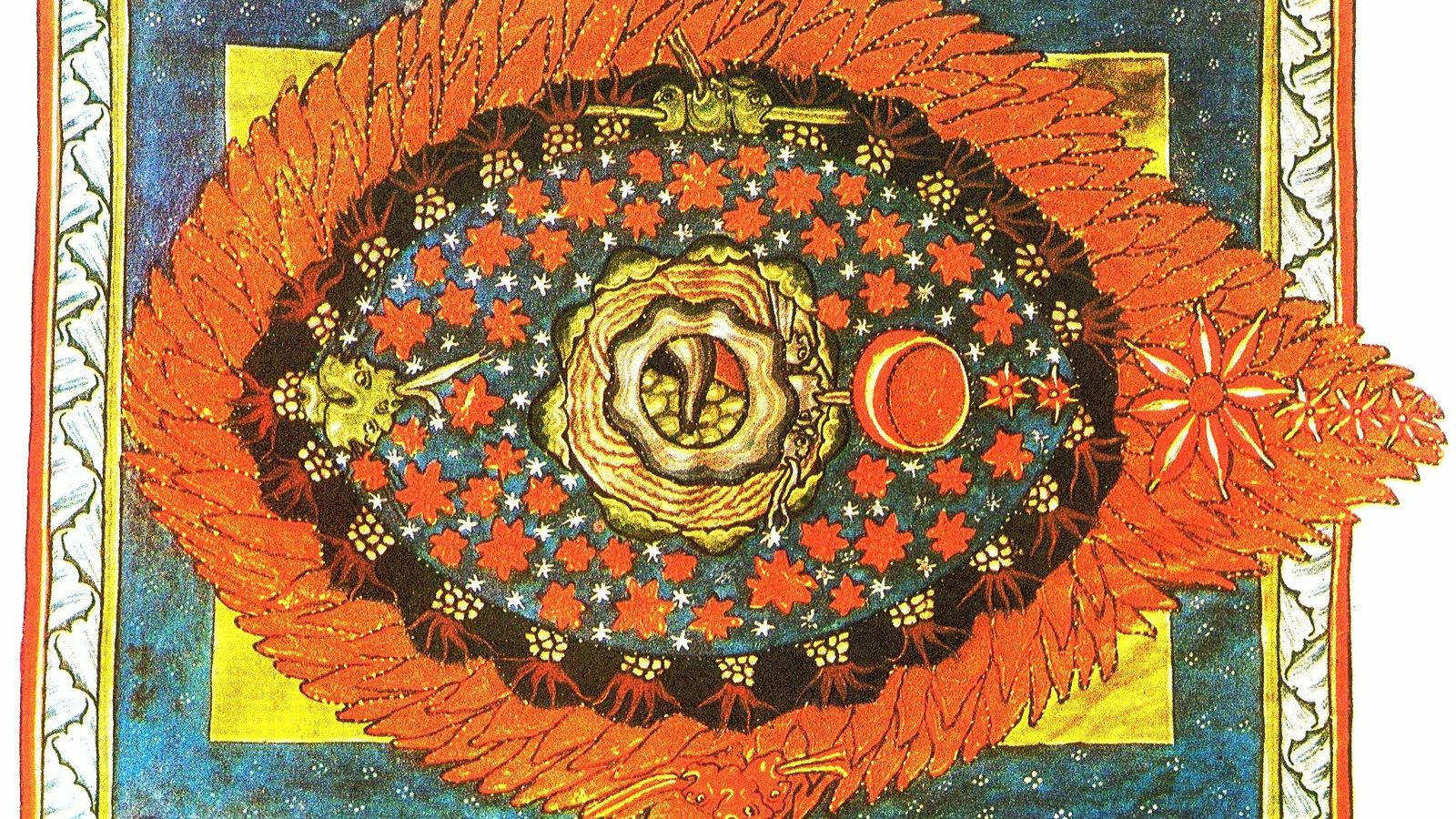 Visiones o "heridas" de 'Scivias', uno de los escritos de santa Hildegarda