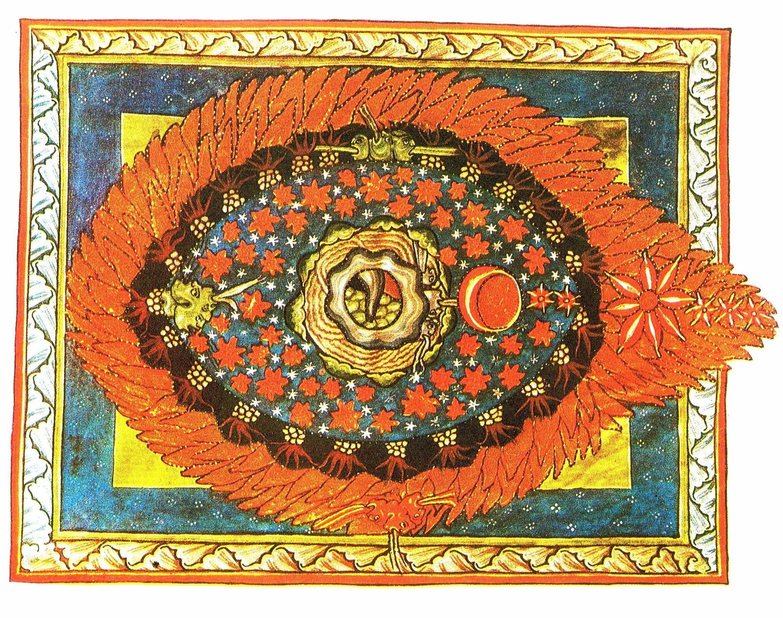 Visiones o "heridas" de 'Scivias', uno de los escritos de santa Hildegarda